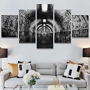 SIGNWIN 5 Panel Canvas Wall Art Decorative Elements...