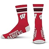 FBF NCAA unisex-adult 4 Stripe Deuce Crew Ncaa