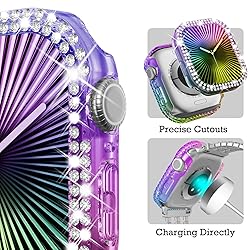 WINGLE 2 Pack Bling Case for Apple Watch Series 10