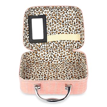 Buy Nfi Essentials Makeup Box Cosmetic Box Jewellery Box Toiletry Box Vanity Box Organizer With Magnifying Compact Makeup Mirror Online At Low Prices In India Amazon In