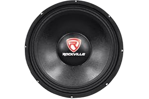 Rockville RVP12W8 600W 12" Raw Replacement Subwoofer 8 Ohm, High Power Handling, Deep Bass, Durable Build, for DJ and PA Systems