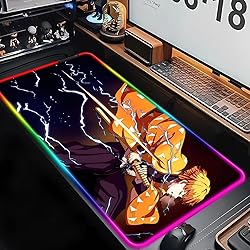 YBHNTZ RGB Anime Gaming Mouse Pad, Extended Large