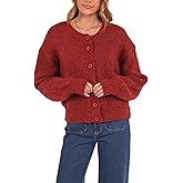 Petal & Pup Womens Lucah Cardigan - Dark Red