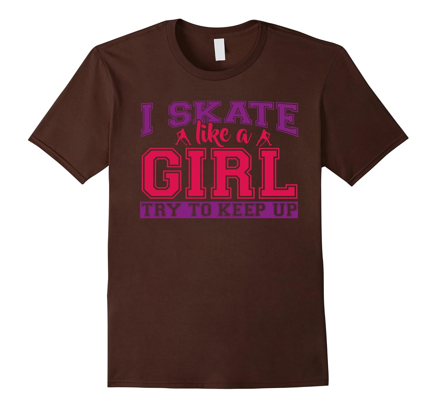 I Skate Like a Girl Hockey tshirtTD Teedep