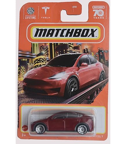 2台TESLA MODEL Y テスラ　モデルY　マッチボックス　４ Matchbox Tesla Model Y Red 70 Years Anniversary Lot 2 | eBay