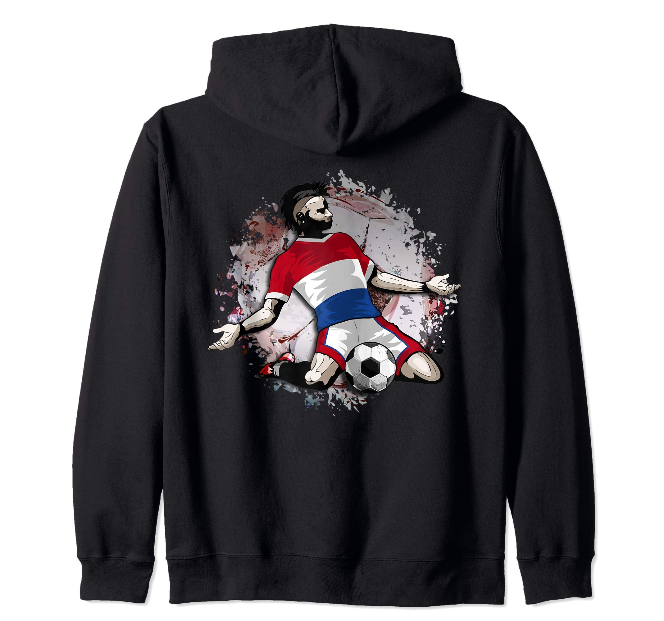 Netherlands Soccer Dutch National Flag Proud Football Lovers Zip Hoodie