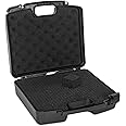 OUUTMEE Portable Hard Case 12.2" x 9.85" x 3.77" With Customizable Diced Foam Protects for Equipment,Electronics,Tools,Microphone,Recorder and More