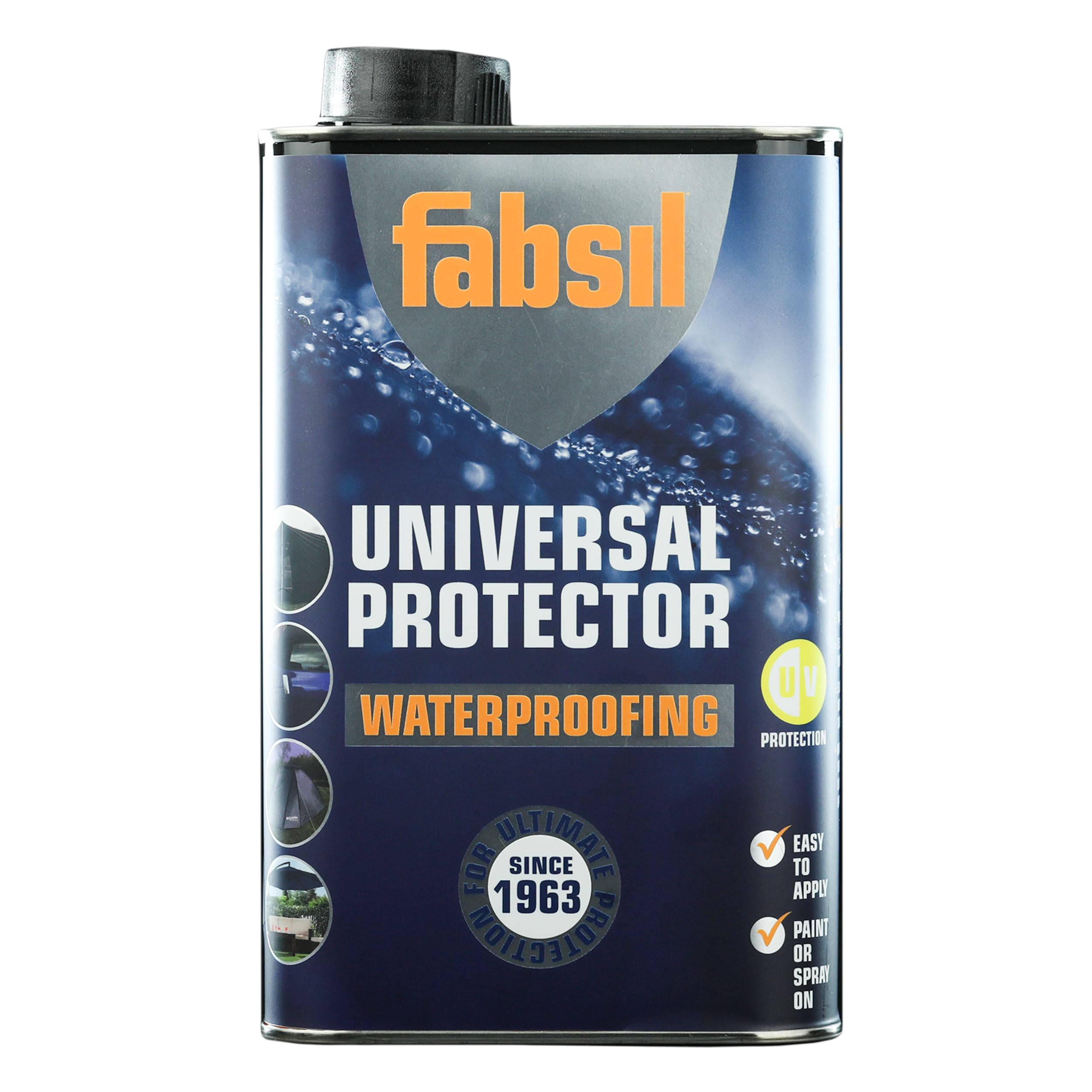 Fabsil GRA-FAB49 Waterproofer for Tents - Black, 5 Litre — image 1