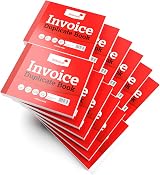 Silvine Duplicate Invoice Book Pack of 12 Numbered 1-100 4x5