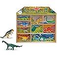 Melissa & Doug Dinosaur Party Play Set - 9 Collectible Miniature Dinosaurs in a Case