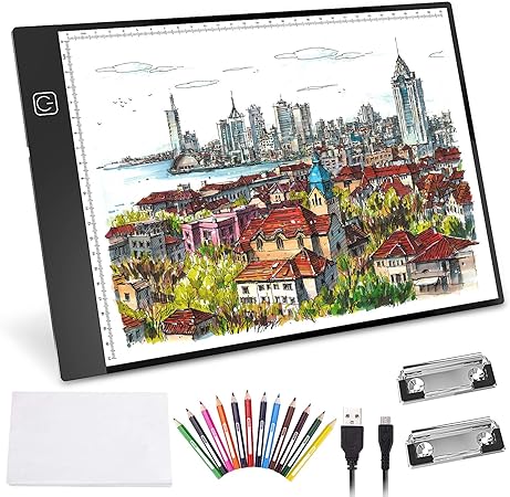 Amazon Com A4 Light Pad Norbase Ultra Thin Portable Tracing Led Copy Board Christmas Gift Adjustable Usb Power Light Box Tracer For Drawing Sketching Animation Stenciling Calligraphy With 12 Color Pencils a4 light pad norbase ultra thin portable tracing led copy board christmas gift adjustable usb power light box tracer for