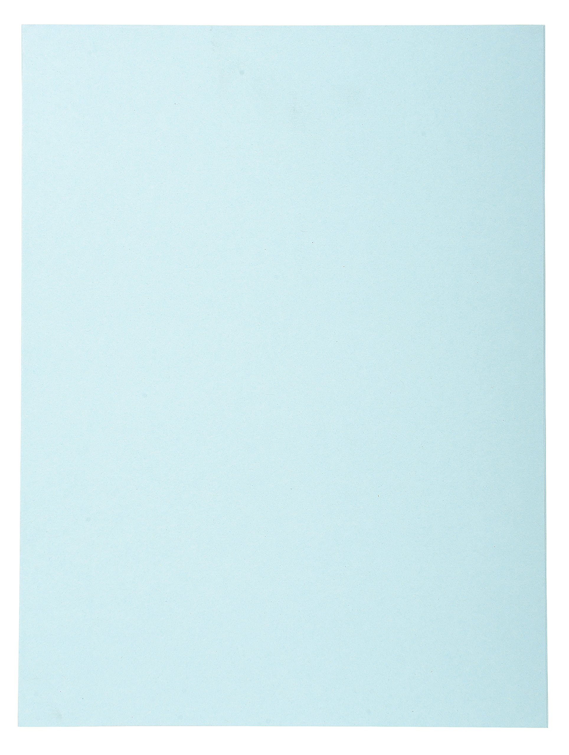 Exacompta - Ref 420206E - Forever Collection - Recycled Square Cut Folder - 240 x 320mm, 170gsm Recycled Board, Blue Angel Certified - Light Blue (Pack of 50)