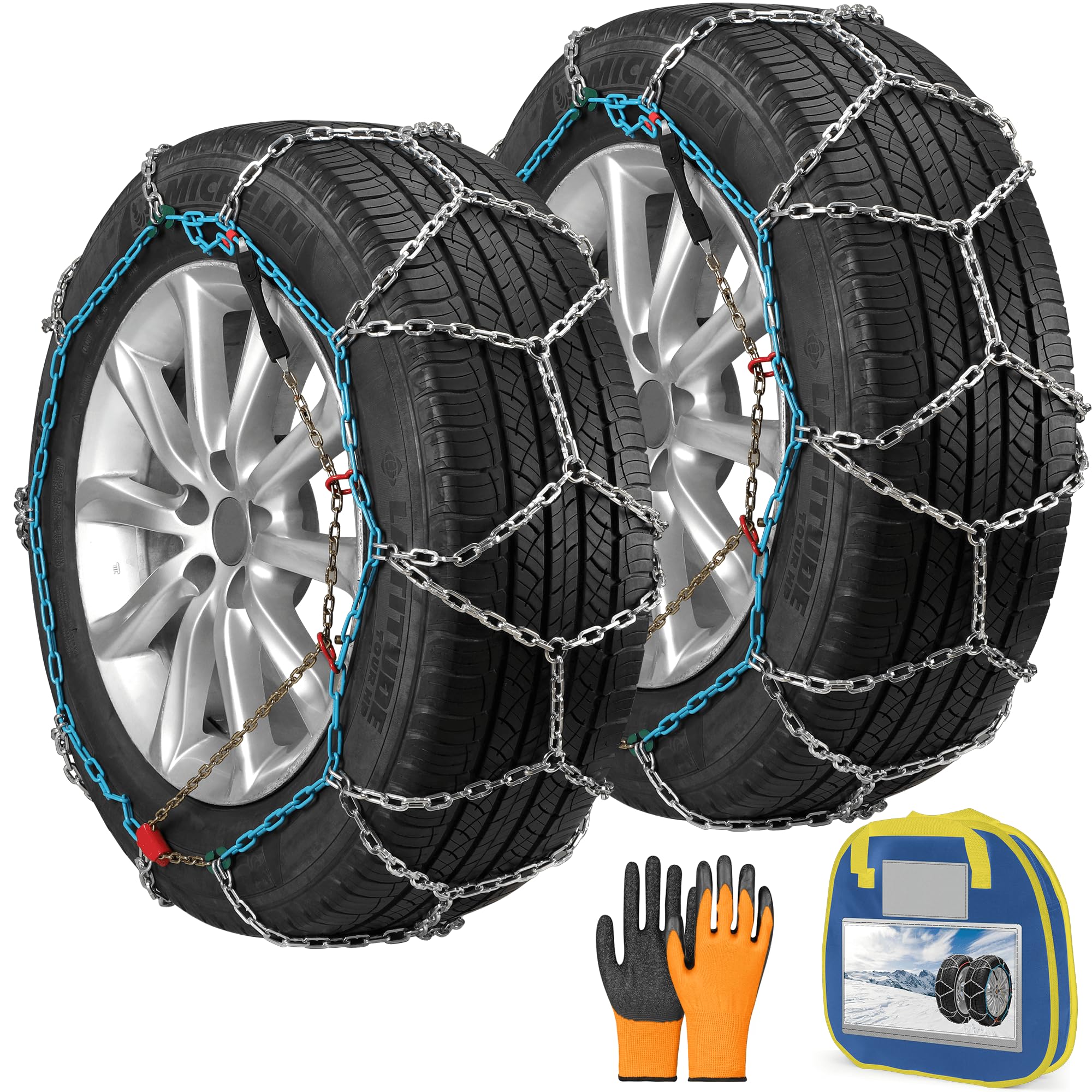 Photo 1 of AutoChoice Snow Tire Chains for Light Truck SUV Pickup Trucks, Set of 2?SC-RV260?