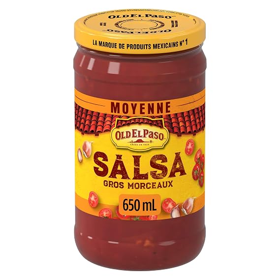 Old el paso medium thick n' chunky salsa 650ml (058300854526)
