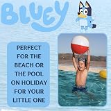 Bluey Hooded Towel Poncho 100% Cotton Kids Beach Bath Swiming Wrap view 3