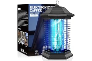 Fiveye Bug Zapper Outdoor Indoor, Electric Mosquito Zapper with 18W Power & 4400V High-Voltage, Coverage of 1/2 Acre, 5ft Pow
