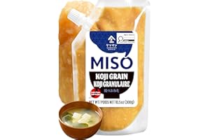 YAMASAN KYOTO UJI Japanese Koji Grain Miso, Rich Aroma, A Perfect Balance of Savory, Salty and a Little Sweet, Great for Miso