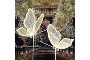 ECGOIOE Wedding Butterfly Floor lamp Creative Butterfly Ceiling Lamp Butterfly Hanging Decoration Props for Wedding Party Events