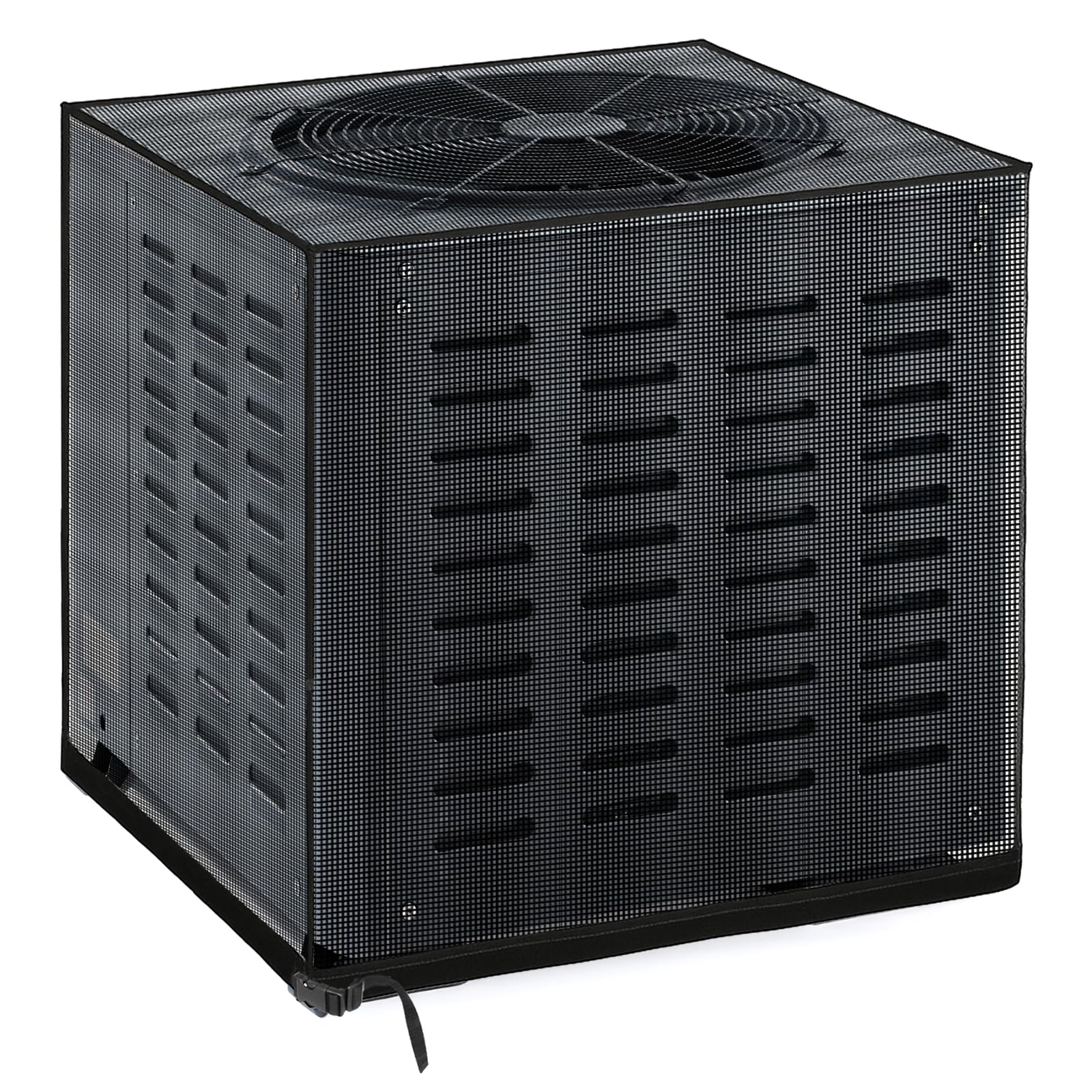 Photo 1 of 1pc Central Air Conditioner Cover Air Conditioner Covers for Outside/Ac Unit Covers 31.5x31.5x35.4inch Universal Mesh Cover Defender Breathable Full Mesh for All Seasons Against Leaves, Weeds