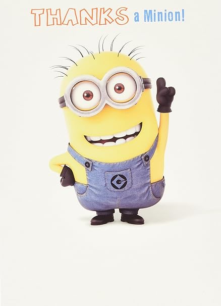 Amazon Com Despicable Me Minion Thanks A Minion Card Office