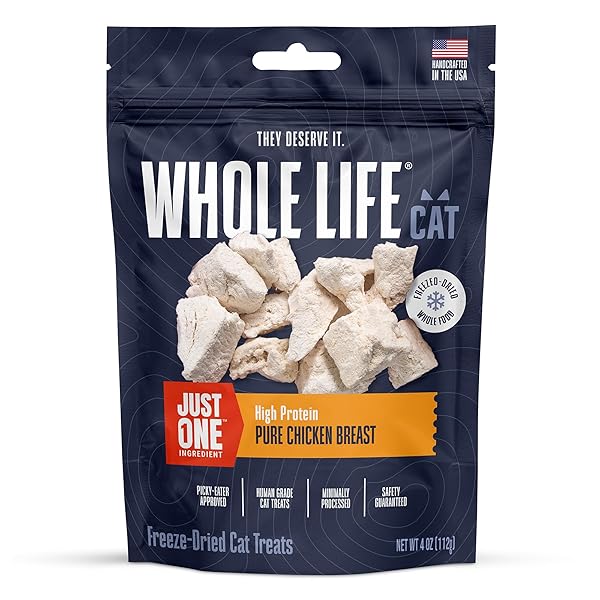 WHOLE LIFE CAT JUST ONE CHICKEN FREEZE DRIED...