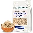 Lushpantry Kataifi Dough 500 gr/1.1 lb, Dried and Chopped for Dubai Chocolate Bar, Kunafa & Baklava, Kataifi Shredded Fillo D