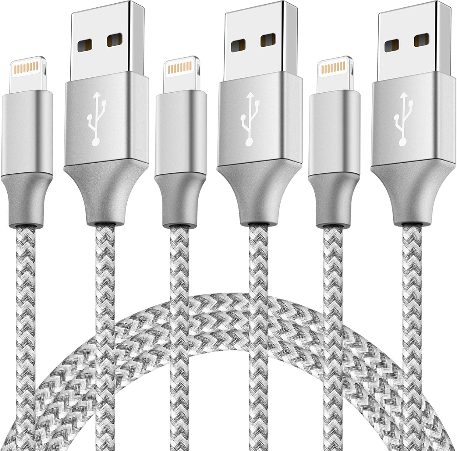 iPhone Charger, Mfi Certified 3Pack 10ft Lightning Cable