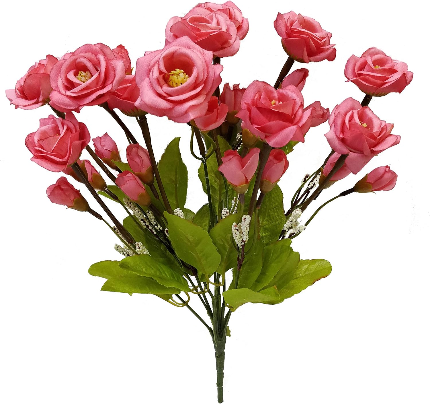 Artificial Flower Bunch for Home Decore Red Rose (11