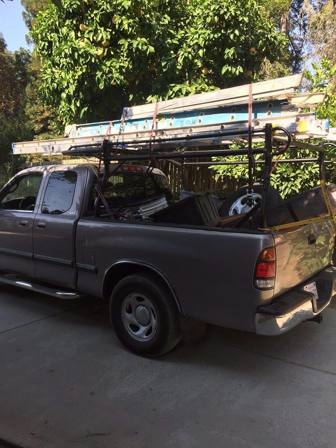 truck boat rack on Amazon Com 1000 Lb Adjustable Full Size Bed Truck Ladder Rack Pick Up Lumber Kayak Utility Automotive