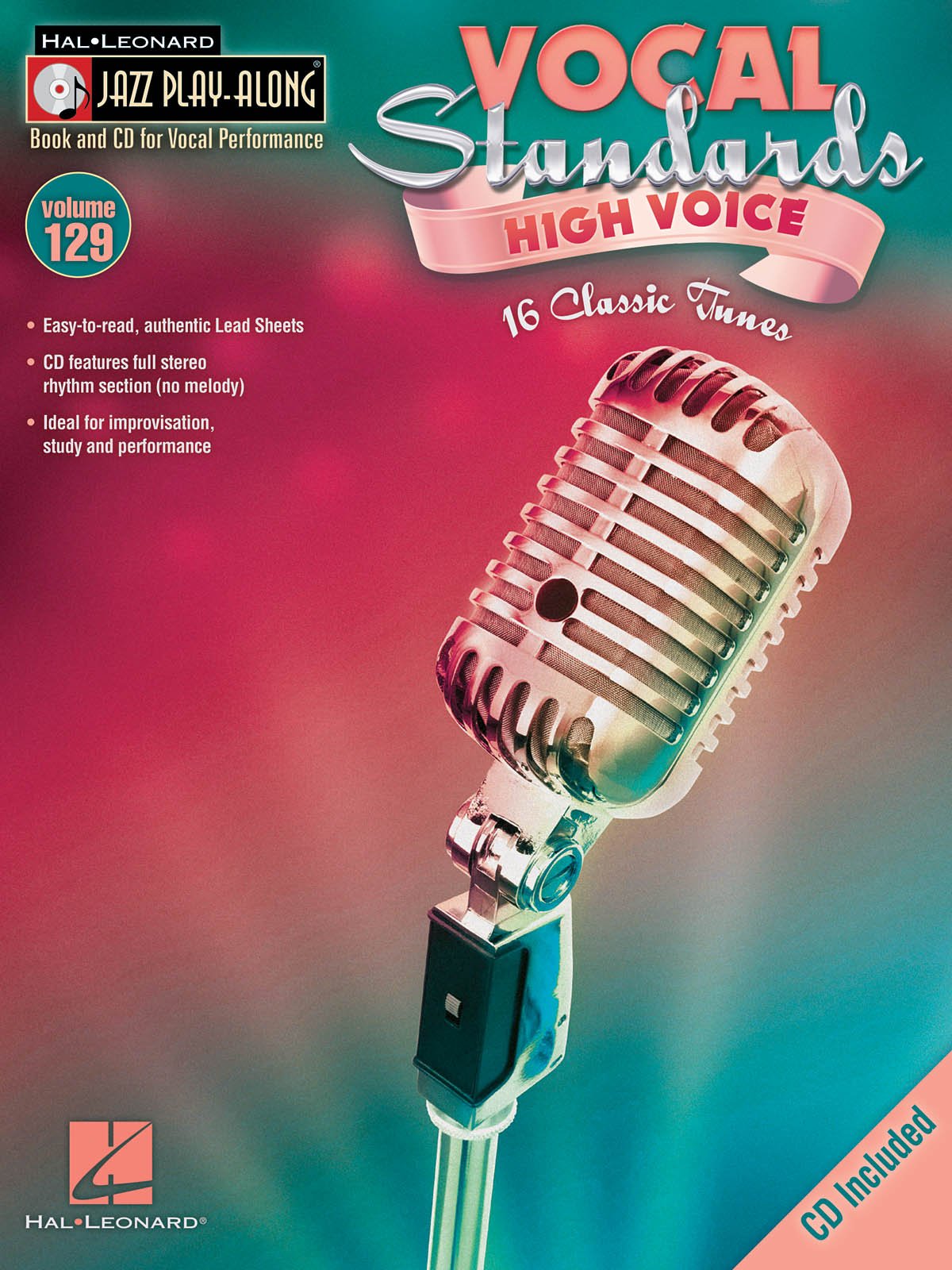 Vocal Standards (High Voice): Jazz Play-Along Volume 129 (Hal Leonard Jazz Play-Along)