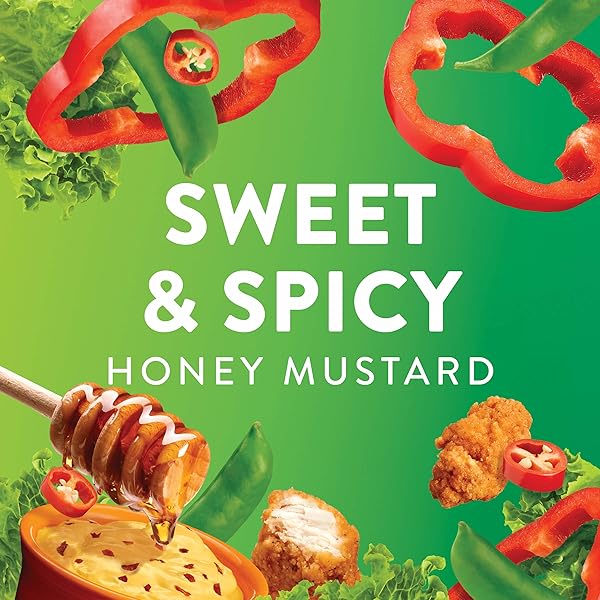 WISH-BONE SALAD DRESSING, SWEET & SPICY HONEY MUSTARD, 15 OZ