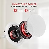 Pyle Ceiling Speakers 13.34cm Flush Mount 150W Pair 2-Way Indoor Outdoor view 5