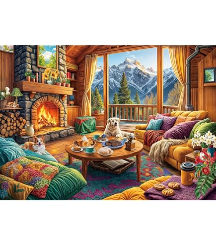 Amazon.com: Wooden Puzzle Frame, Natural Panel, Pink, 7.2 x 10.1
