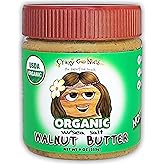 Crazy Go Nuts Organic Walnut Butter - Plain w/ Sea Salt - Healthy Snacks, Keto, Vegan, Low Carb, Gluten Free, Superfood - Nat