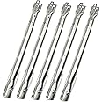 ADJUSTABURNER Gas Grill Burner Universal Stainless Steel Tube (Pack of 5) Extends from 14" to 19" BBQ Replacement Parts for Nexgrill, Brinkmann, Dyna-Glo, and Most Gas Grill Models