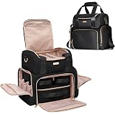 thumbnail image 2 of Prokva Acrylic Paint Organizer Case - Holds 54 Bottles (2oz), With Shoulder Strap & Brush Loops 2 of 13