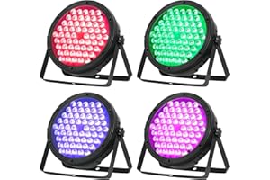 Big Dipper LED Stage Lights Par Lights 120W RGBW 4in1 Bright Lighting with High CRI DMX 512 Sound-Activated Uplights for Even