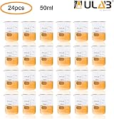 ULAB 50ml Glass Beakers Griffin Low Form 3.3 Borosilicate Pack of 24 UBG1030 view 2