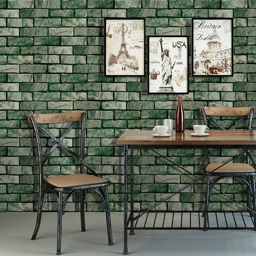 Amazon.com: Stone Wallpaper Vinyl Wallpaper Peel &amp; Stick Wallpaper Self