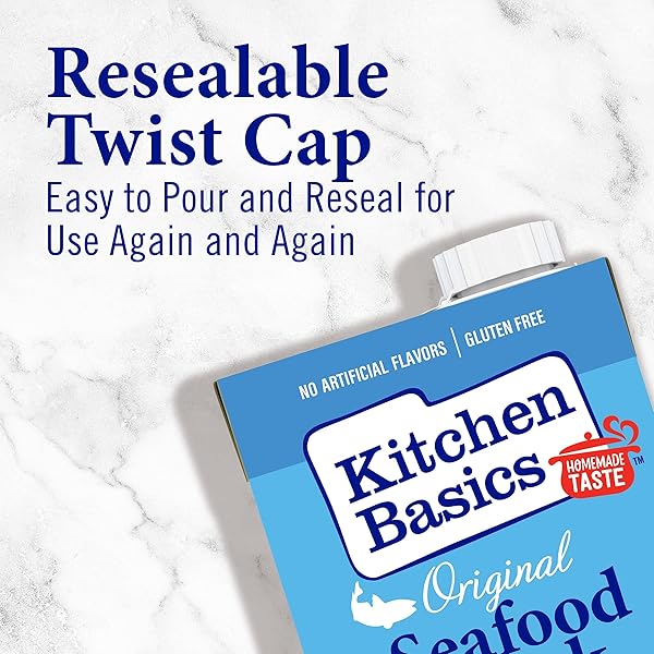 KITCHEN BASICS ORIGINAL SEAFOOD STOCK, 32 FL OZ