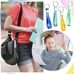 Fumete 24 Pcs Inspirational Keychains Gift for