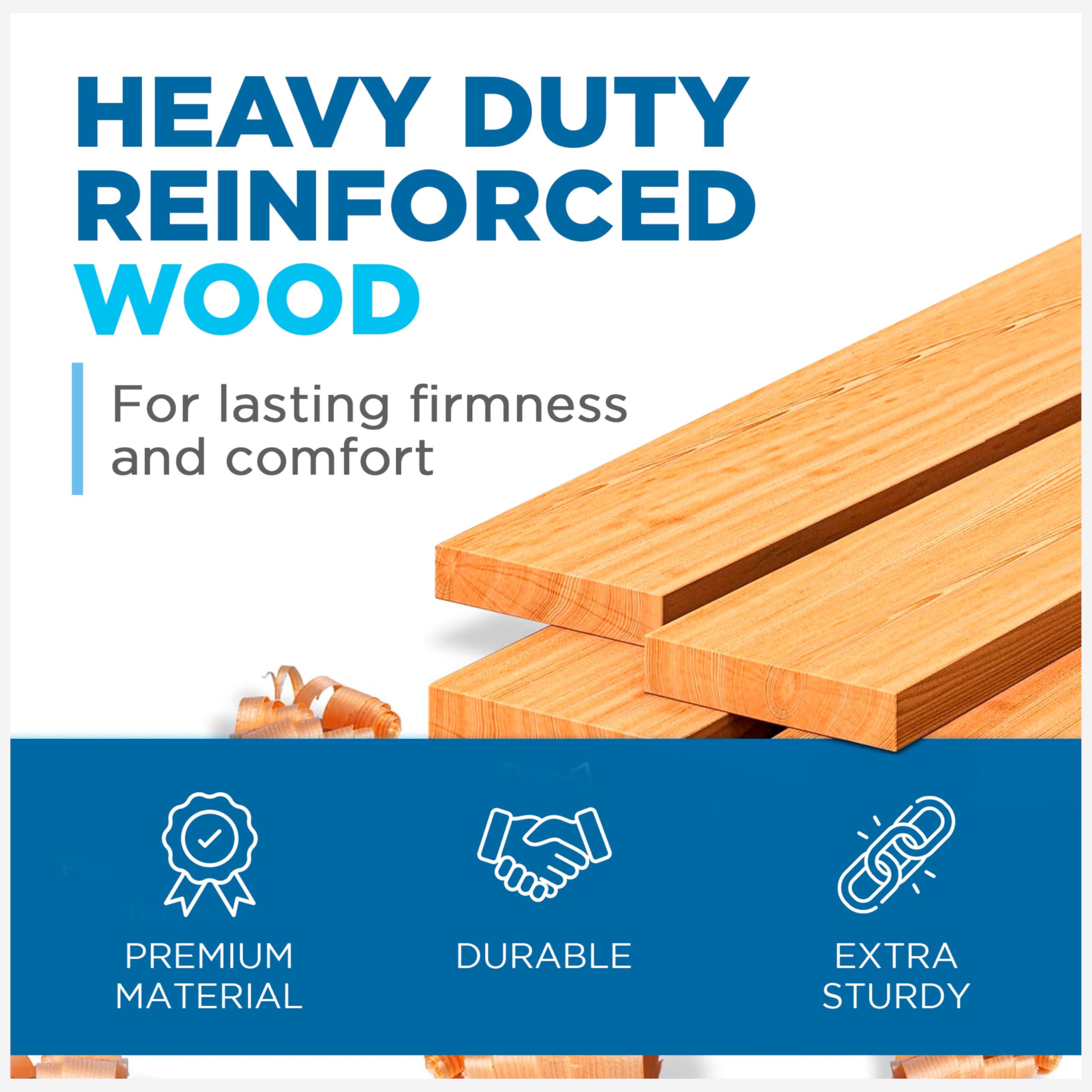 Meliusly Heavy Duty Sleeper Sofa Support Board (48x60 - Queen Size) Reinforced Wood Sofa Bed Support, Pull Out Couch Mattress Board, Sleeper Bar Shield, SleeperSaver