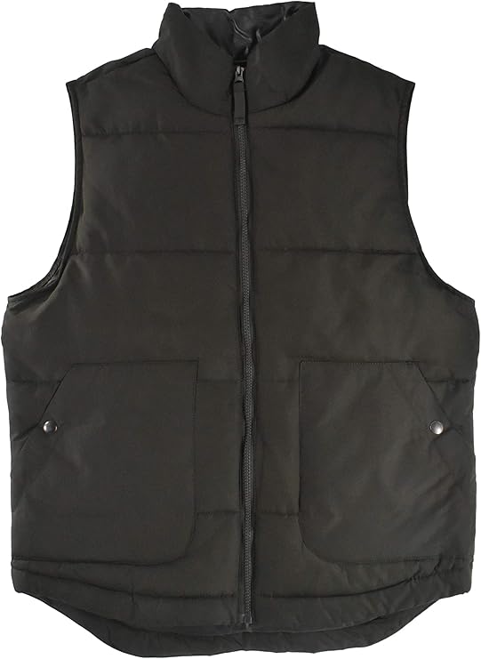St. John's Bay Men's Puffer Vest (Plymouth Green) at Amazon Men’s