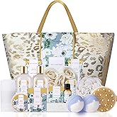Spa Luxetique Gifts for Women 15pcs Spa Gift Baskets for Women Luxury Relaxing Spa Kit with Bath Bombs Mom Birthday Gifts Body and Bath Set Valentine Day Gift for Her Mom Friend Sister Wife Grandma