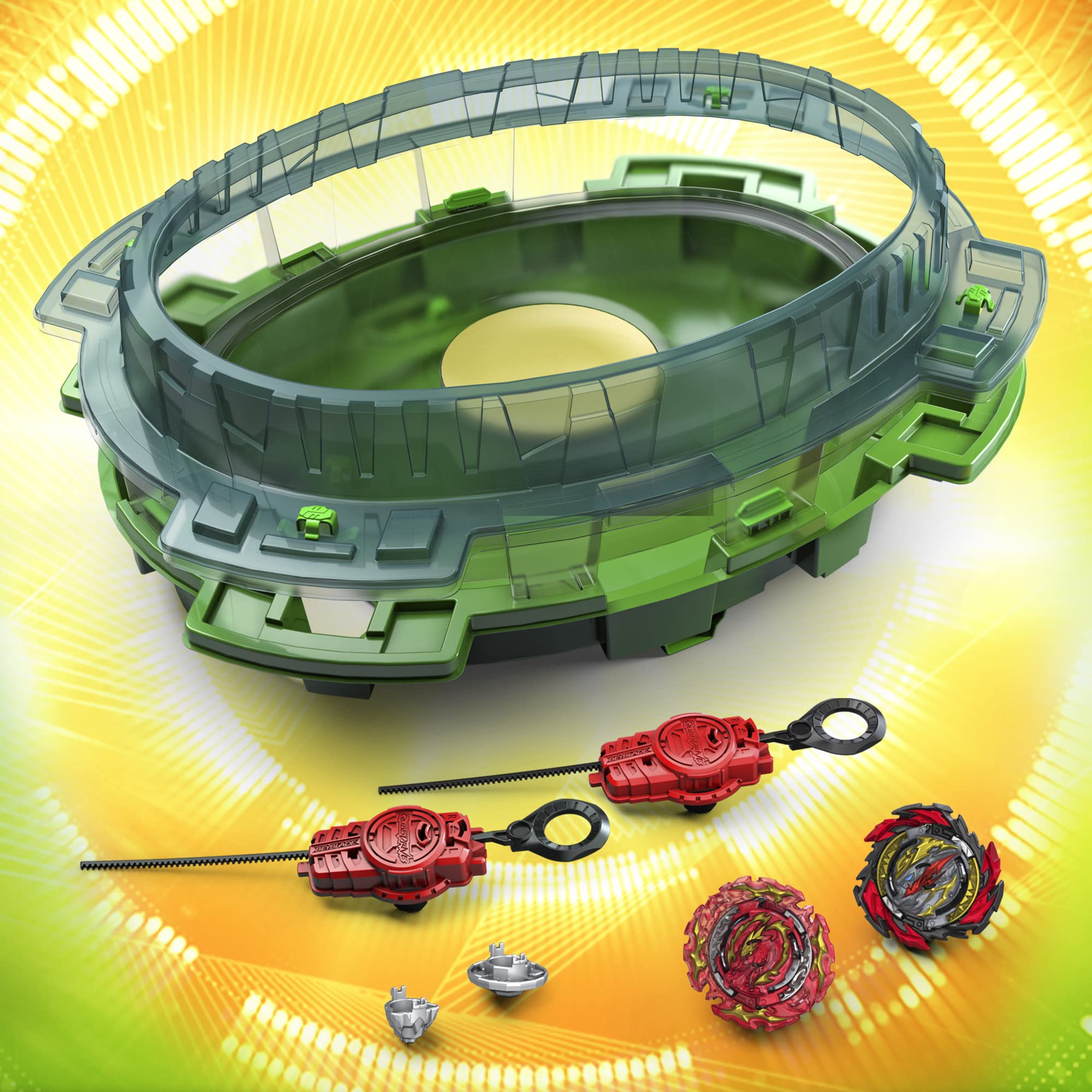 Hasbro F4694 / F4694AS00 / F4694AS00 Beyblade Burst QuadDrive Interstellar Drop Battle Set Game