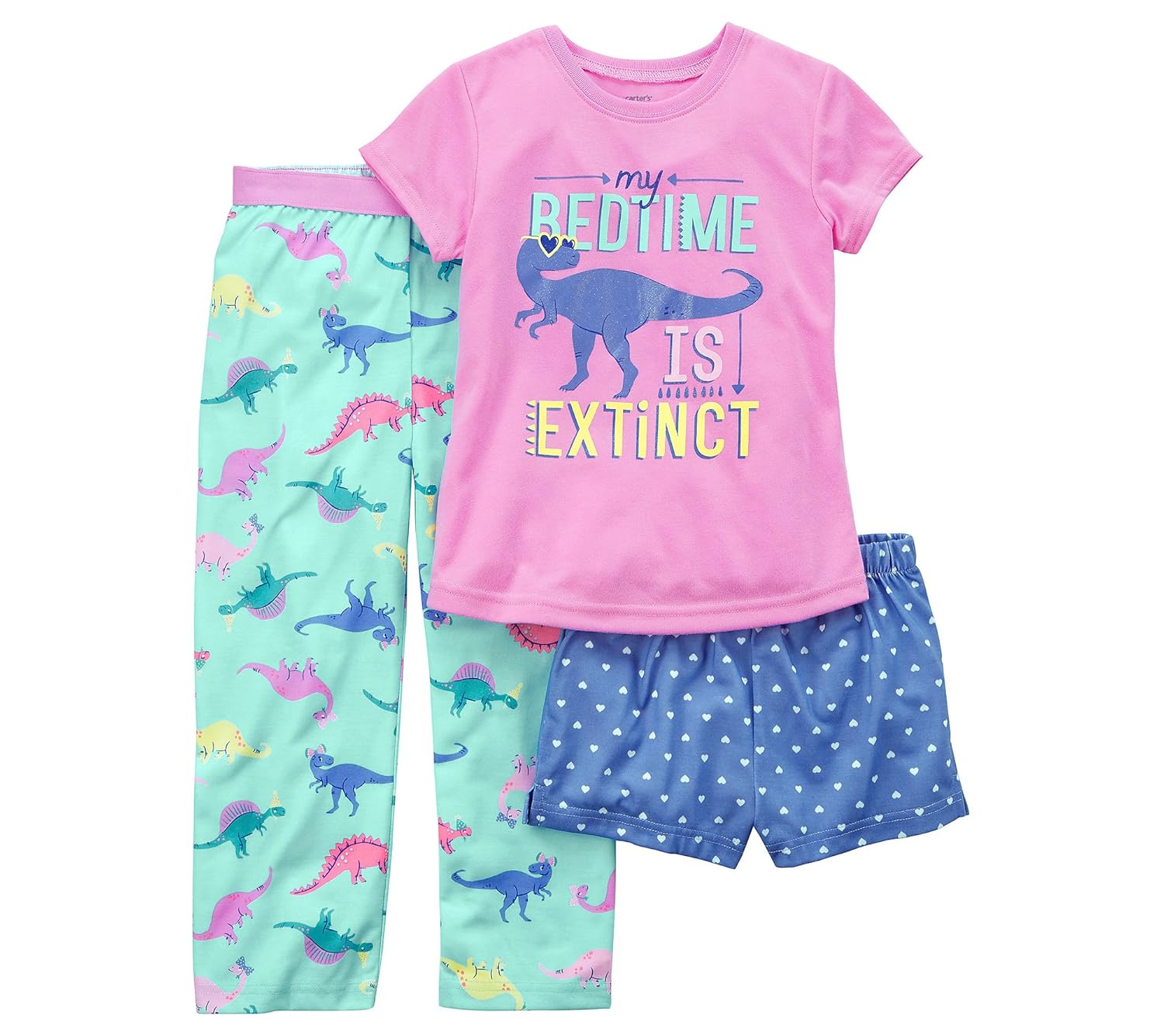 carters girl dinosaur pajamas