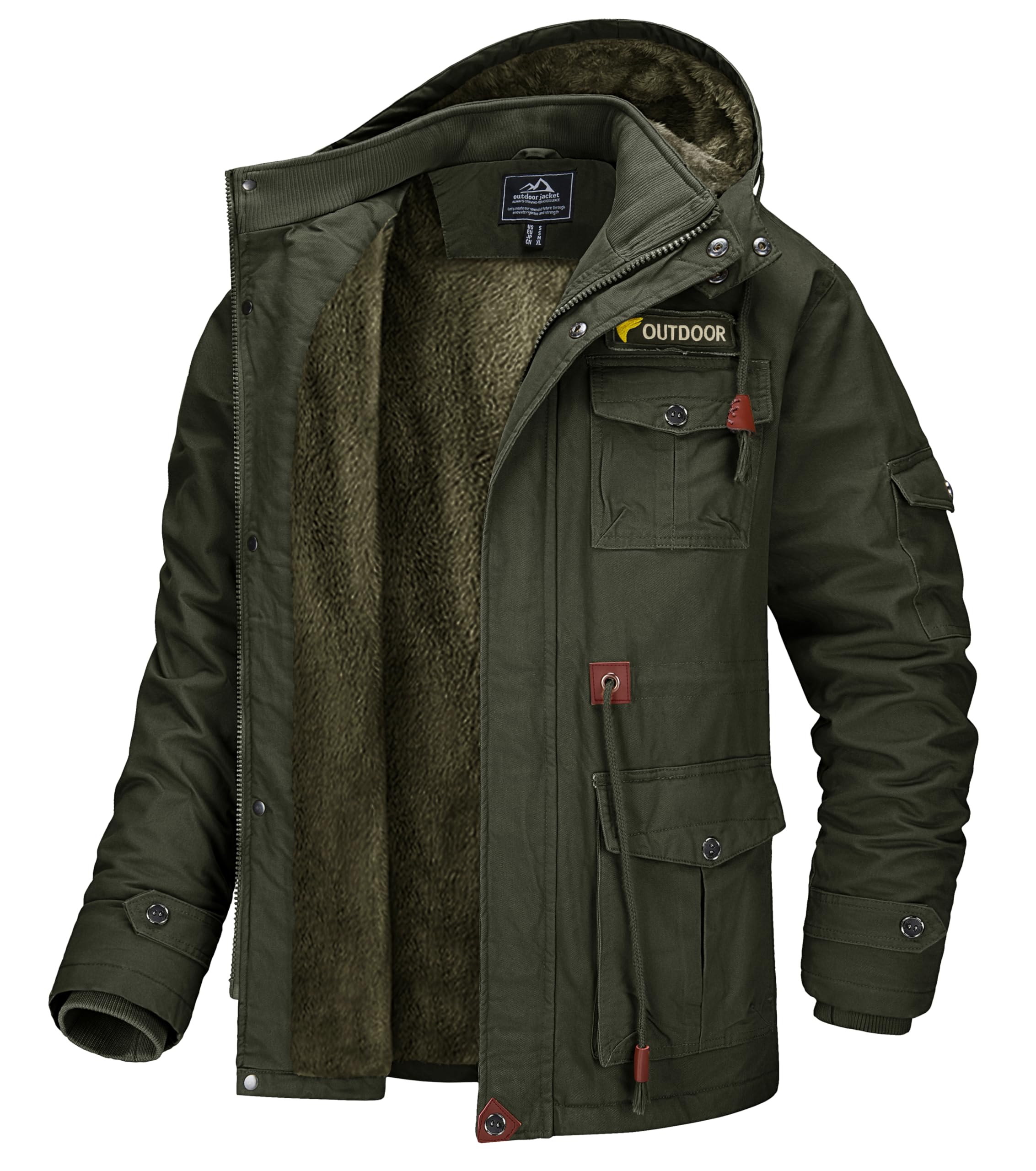 Winter Jacket Military Parka Men Surplus Paratrooper Winter Jacket