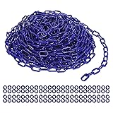 PATIKIL Plastic Chain Links, 100 Foot Safety