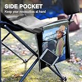 EVER ADVANCED Oversized Camping Chair Heavy Duty 160kg High Back Cup Holder view 9