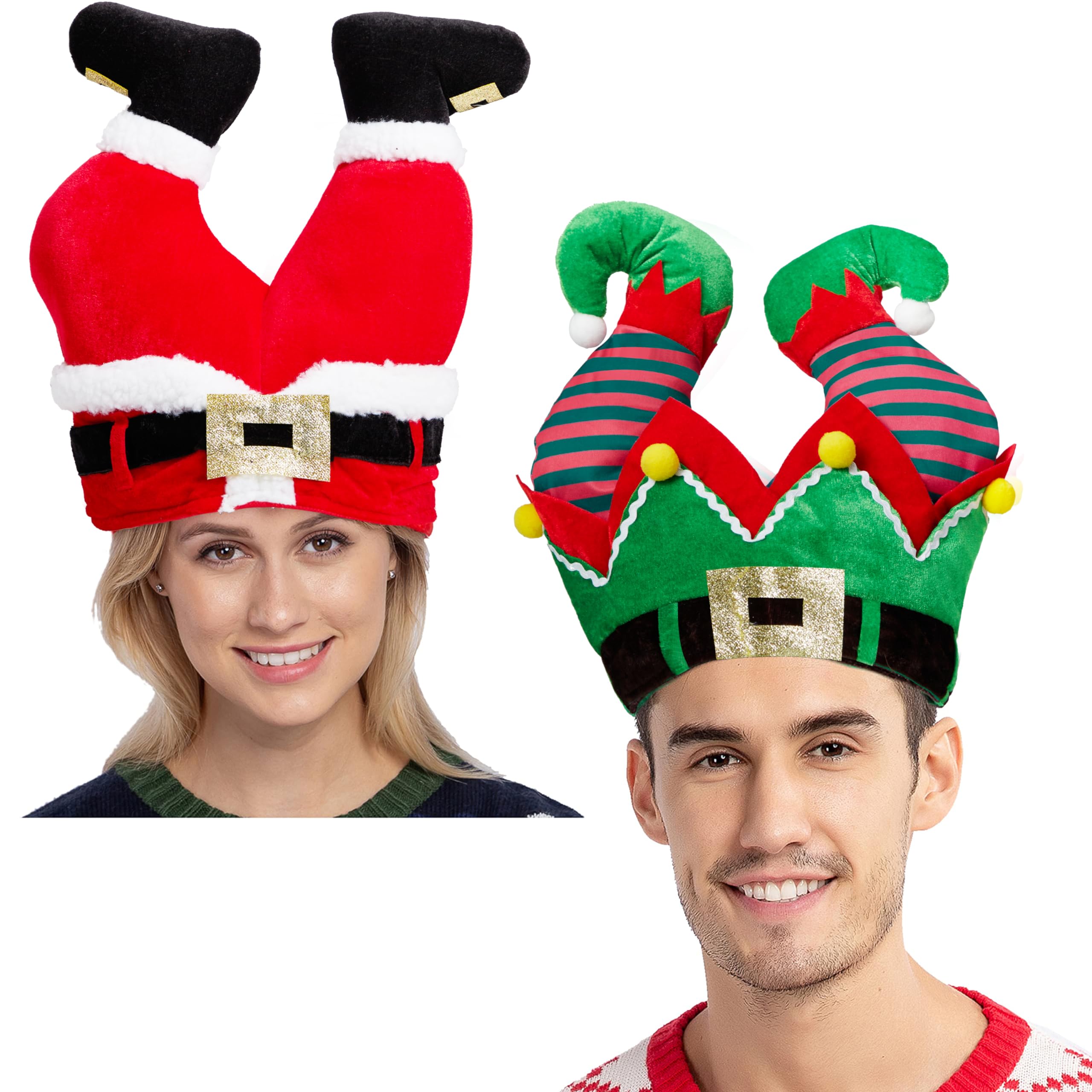 Santa and Elf Pants Hats